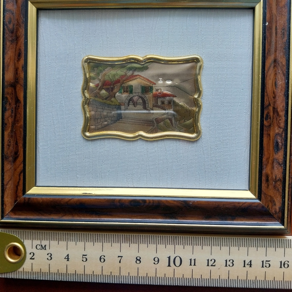 Silver Sterling Two Framed Art Pieces - Picture 10 of 13